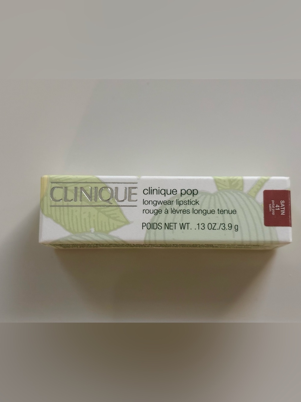 Clinique Pop Longwear Lipstick Petal Satin Finish